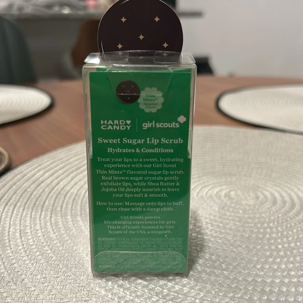 Hard Candy Sweet Sugar Lip Scrub, Limited Edition- Girl Scouts. Thin Mint